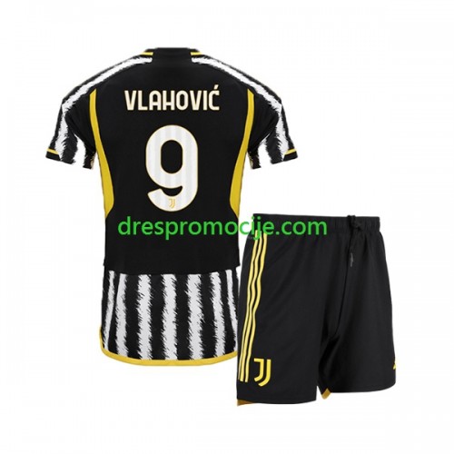 Juventus Dusan Vlahovic 9 Dres Dječji Domaći 2023/2024 Kratkih Rukava Juventus Dusan Vlahovic 9 Dres Dječji Domaći 2023/2024 Kratkih Rukava